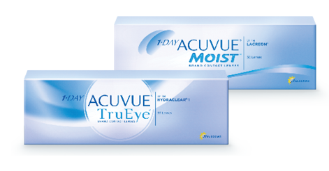 1-DAY ACUVUE MOIST  1-DAY ACUVUE TruEye